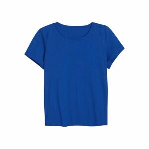 Sundry Rolled Sleeve Tee in Symphony Blue - M